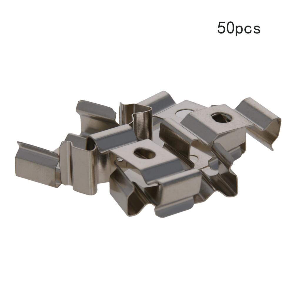 15~100pcs T4 T5 T8 U Clip Holder for Lamp Bracket Lampholder Stainless Steel Fixing Clips Lighting Accessories: For T4 Lamp x50pcs