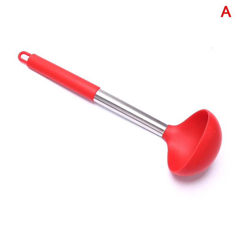 1Pcs Silicone Kitchen Utensils Heat Resistant Non-Stick Cooking Tools: A