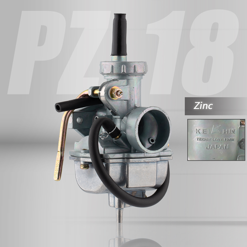 Carburador de 16mm, 18mm, 20mm, 22mm, PZ16 PZ18 PZ20 PZ22, estrangulador manual de aluminio de Zinc para 50cc, 70cc, 110cc, 125cc, 250cc, ATV, Quad Dirt Bike: Naranja