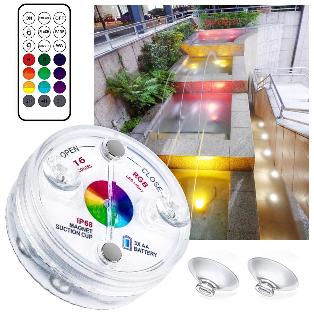 13 Led Zwembad Lights Multifunctionele Tuin Onder Water Lamp Outdoor Verlichting IP68 Dompelpompen Led Verlichting Voor Vijver