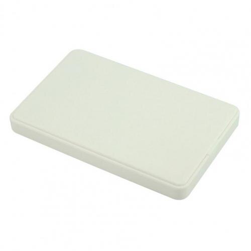 1pcs USB 3.0 5Gbps High Speed 2.5inch Portable Hard Disk Case Box External Mobile Box Hard Disk Adapter Support 6TB: white