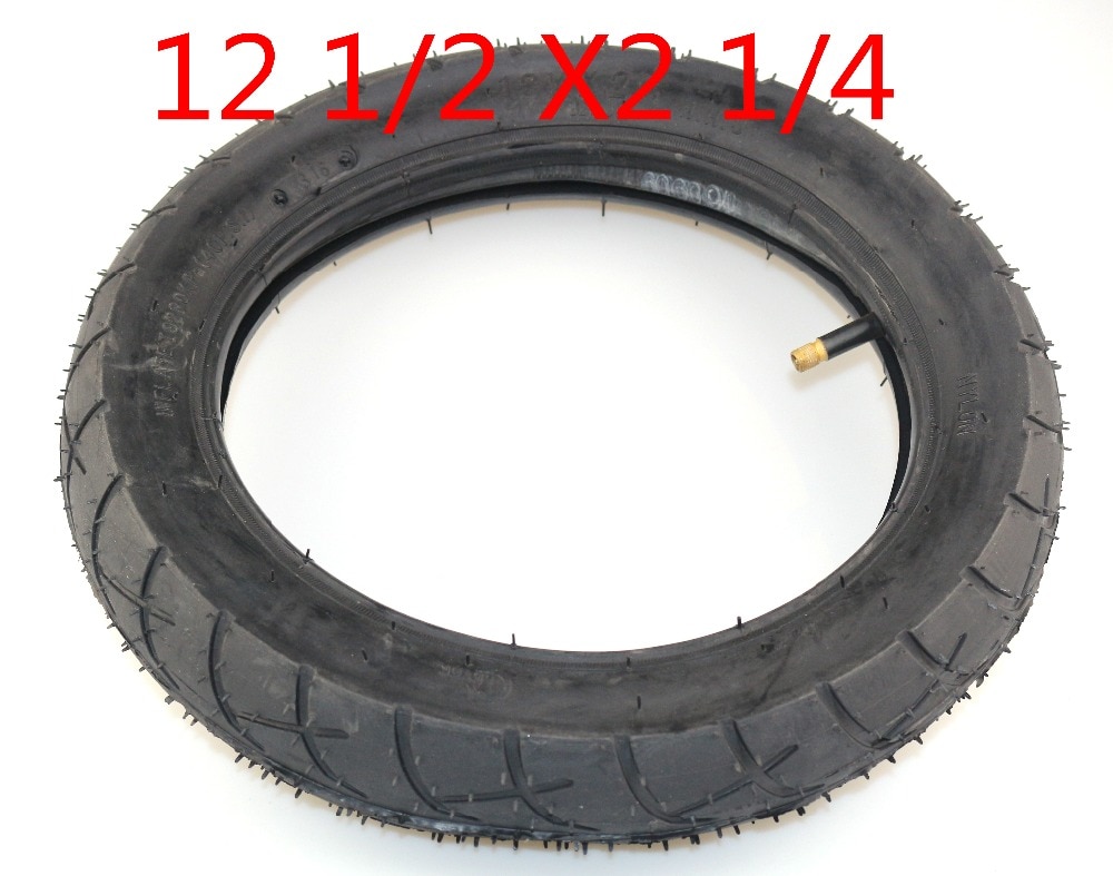 , 12 1/2X2 1/4 (62-203), neumático exterior e interior, se adapta a muchos Scooters eléctricos de Gas, Mini bicicleta de bolsillo eléctrica