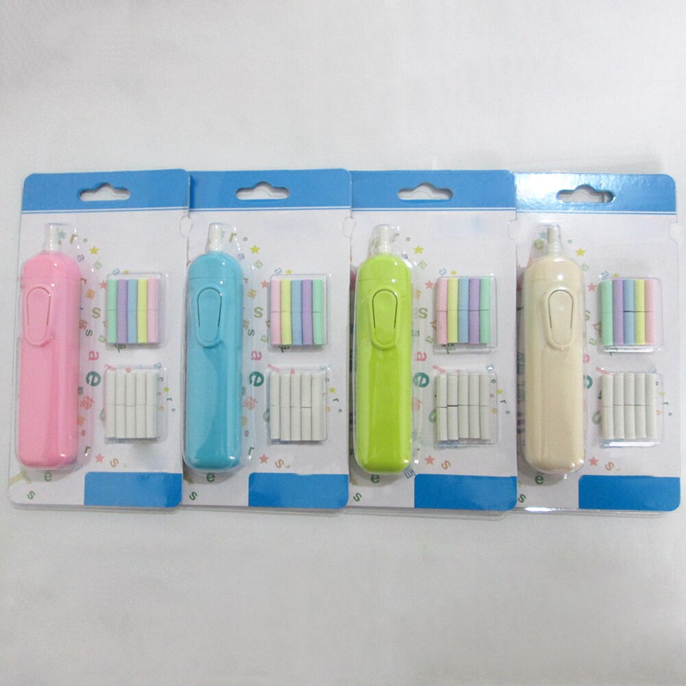Automatic Electric Eraser School Supplies Student Stationery + 20 Eraser Refills