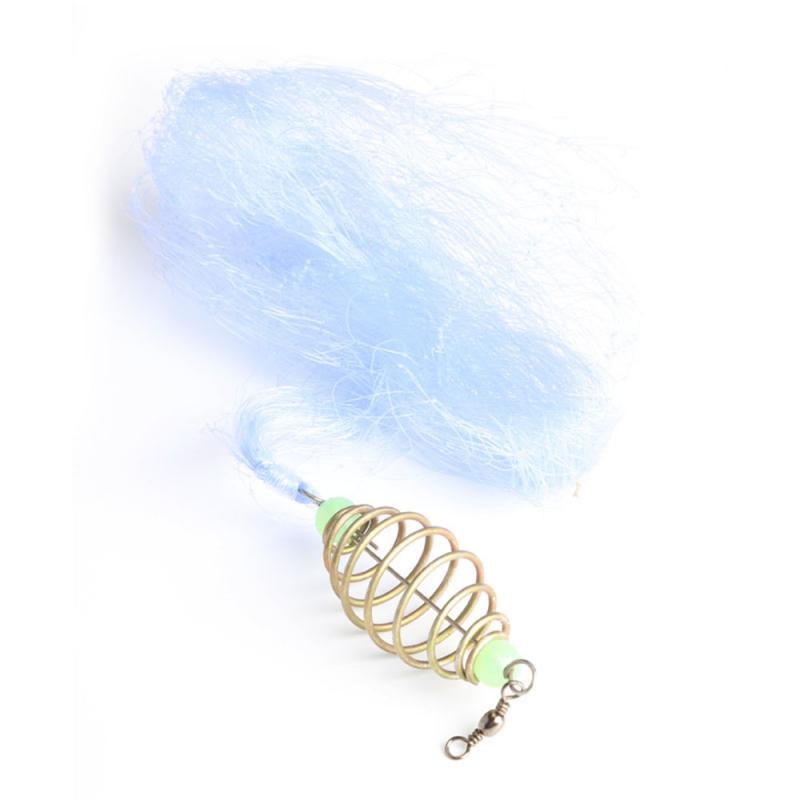 1pc shoal rede de pesca ao ar livre ganchos de pesca peixe enfrentar acessórios de pesca contas luminosas conector giratório de acampamento: 05