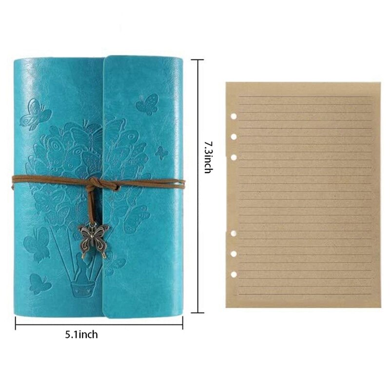 Journal Ruled Refillable Notebook Writing with Spiral Diary Sketchbook