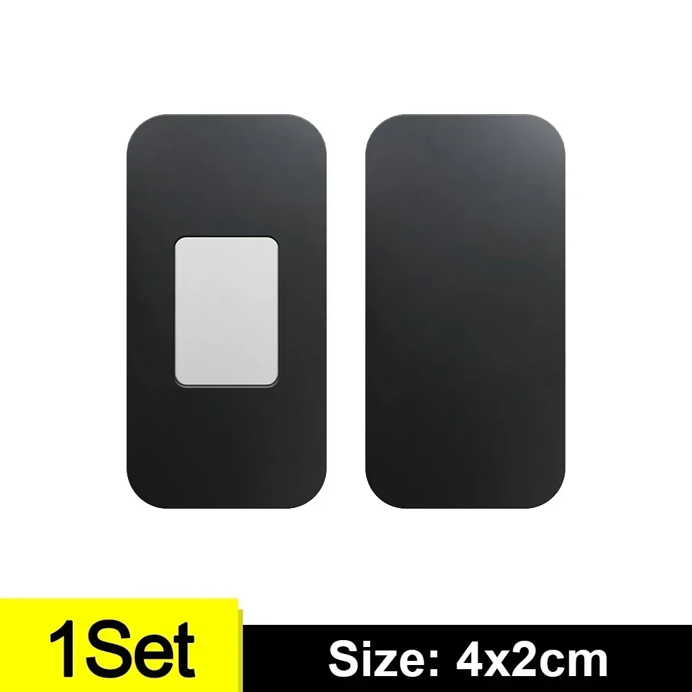 1/6Sets Magnetische Kast Vangt Deur Stop Zelfklevende Onzichtbare Verborgen Magneet Kast Meubels Kast Lade Dichter Keuken: chroom