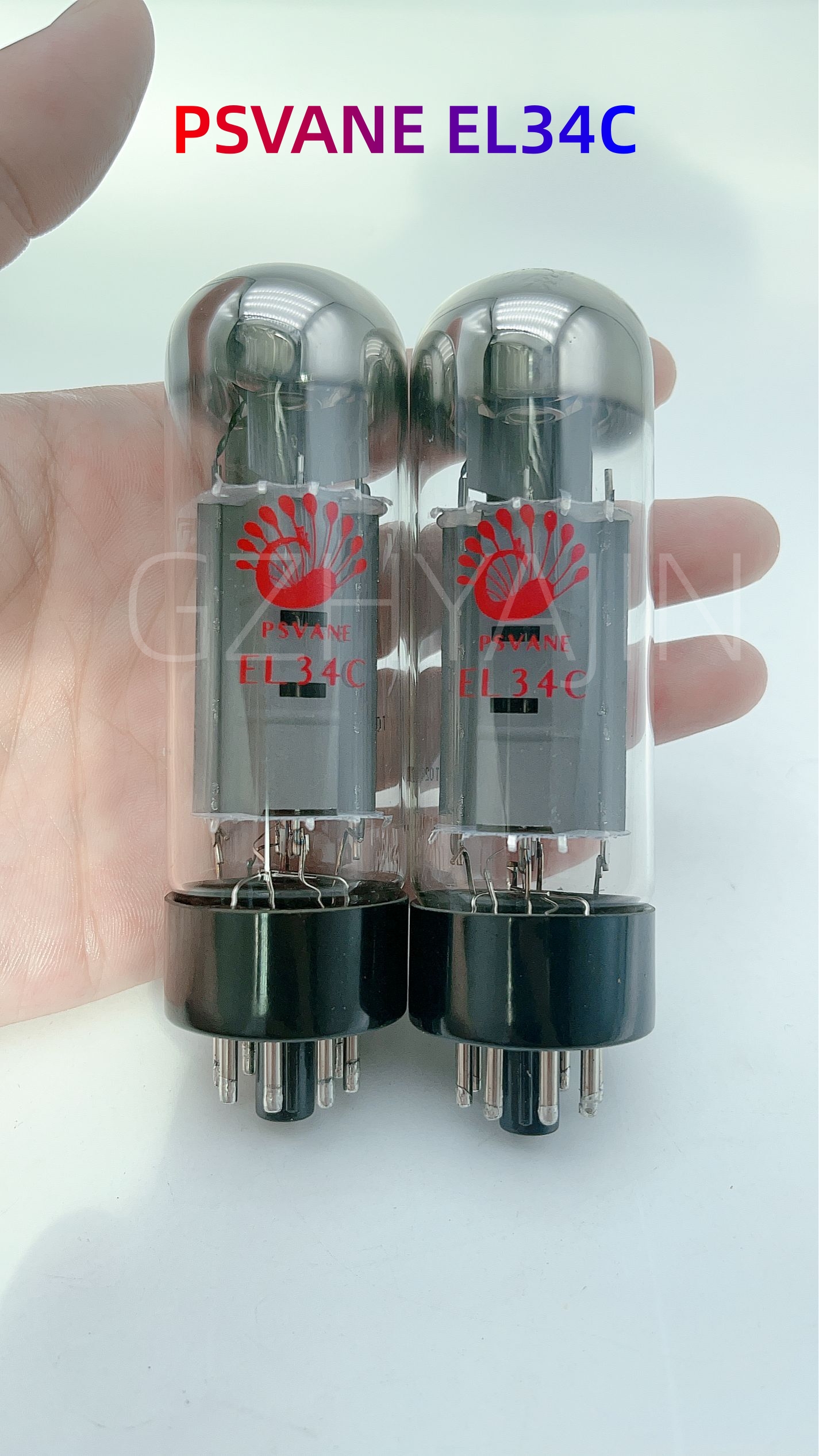PSVANE Tube EL34C Original Factory Matched Pair Replace EL34 6CA7 6L6 for Vacuum Tube Amplifier HIFI Amp Audio