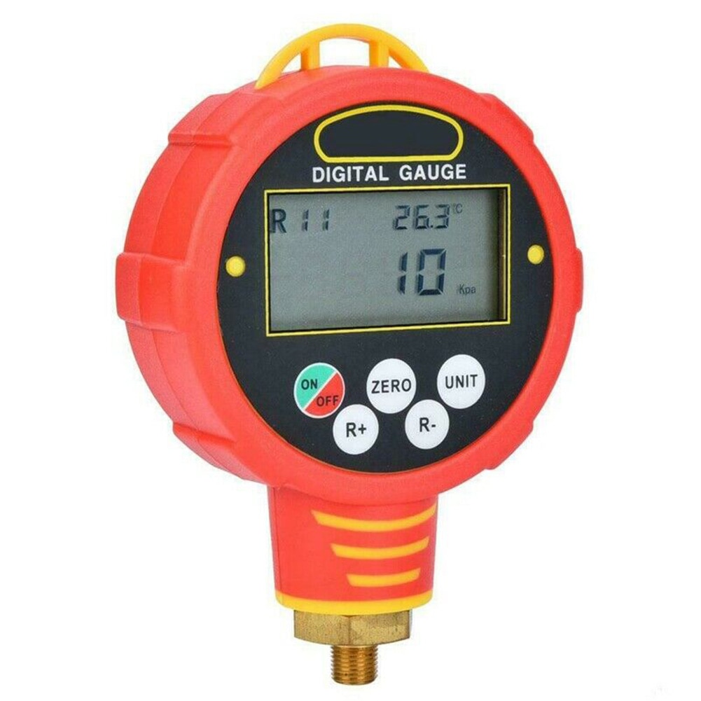 Wk-688l Air Conditioning Measuring Portable Tester Pressure Vacuum Meter Manifold Gauge Digital Display Tools Backlight Home