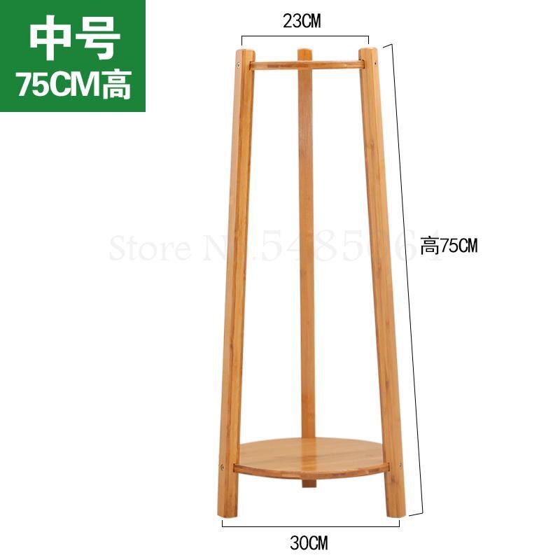 Flower Stand Living Room Interior Multi-layer Flower Stand Bamboo Balcony Floor Flower Pot Stand Garden Flower Shelf: Sparks Fy 2