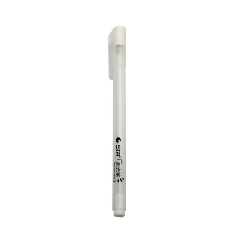 White Color Art Marker Gelly Roll White Pen Liner Basic Art Marker Drawing Paint Marker Highlighter