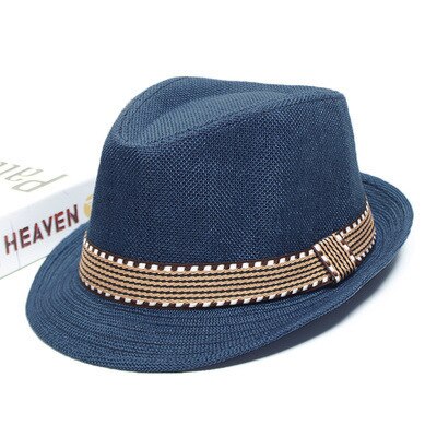 Children's top Hat Spring and Summer Casual Hat Outdoor Party Beauty Retro Gentleman Hat Sunscreen Cowboy Hat: T1