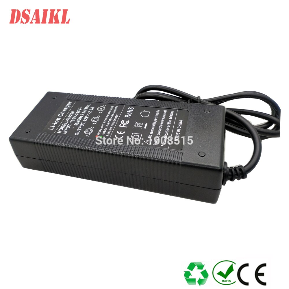 24V electric bike lithium battery RCA DC XLR Anderson connector charger for 29.4V 4A battery pack