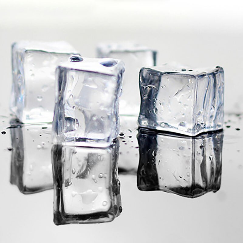 24 stück Von Whiskey Künstliche Eiswürfel Getränke Fotografie Kamera Anzeige Werkzeug Fotografie Requisiten Party Dekoration