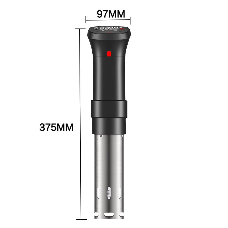 1100W Vacuüm Trage Sous Vide Voedsel Fornuis Rvs Krachtige Onderdompeling Circulatiepomp IPX7 Waterdicht Met Lcd Digitale Display: Default Title
