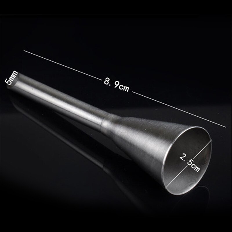 1pc roestvrijstalen russische spuitmondjes, lange spuitmondjes voor glazuur, blaas een roomsoesje, taartdecoratie-gereedschappen