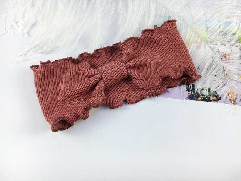 Neue 8 Farben Einfarbig Baby Stirnband Mädchen Haar Band Haar Zubehör Stirnband Baby Mädchen Stirnbänder: 1