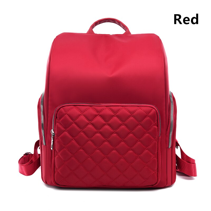 Mochila multifunción antirrobo para mujer, mochila Oxford impermeable, a la , para el Campus, para viaje y ocio: Red