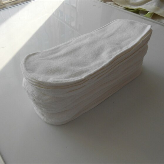 10 stuks Veel 2 Lagen Baby Doek Luier Pad Nappy Inserts Wasbare Luiers Herbruikbare Microfiber QD28