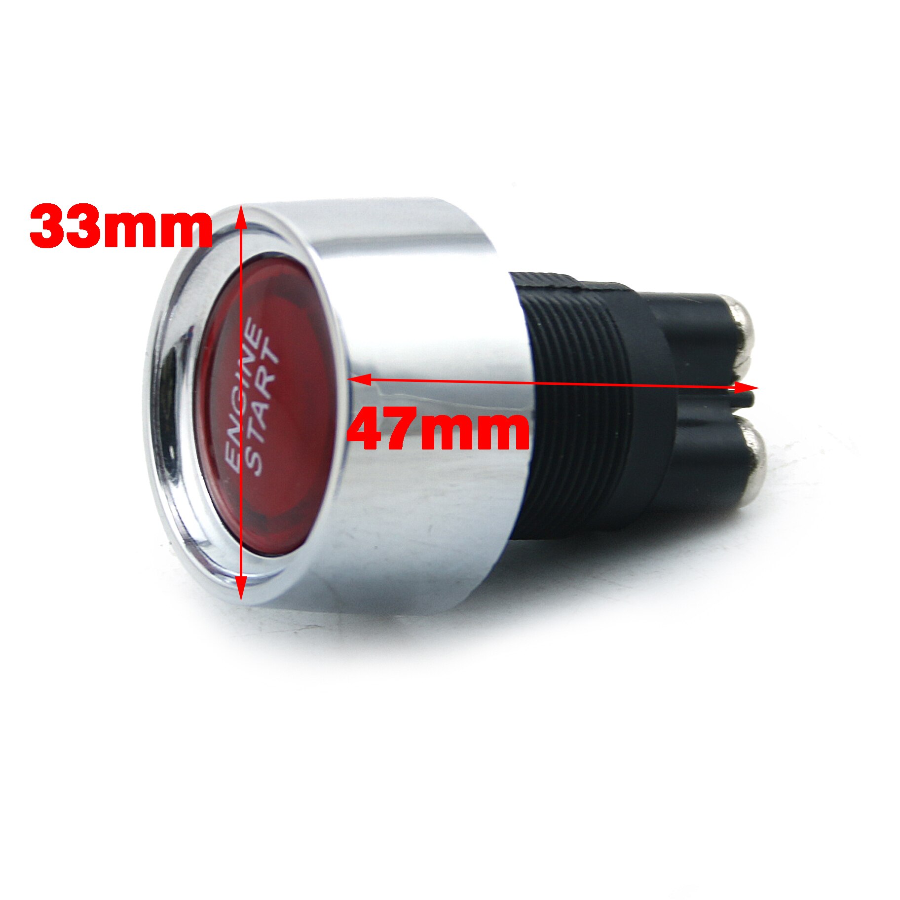 12v Car Engine Start Push Button Keyless Start Button Ignition Starter Car Engine Start Button Auto Accessories