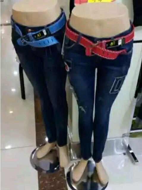 2style Plastic women mannequin pants model lower body pants display jeans trousers casual pants legs doll props one piece D139