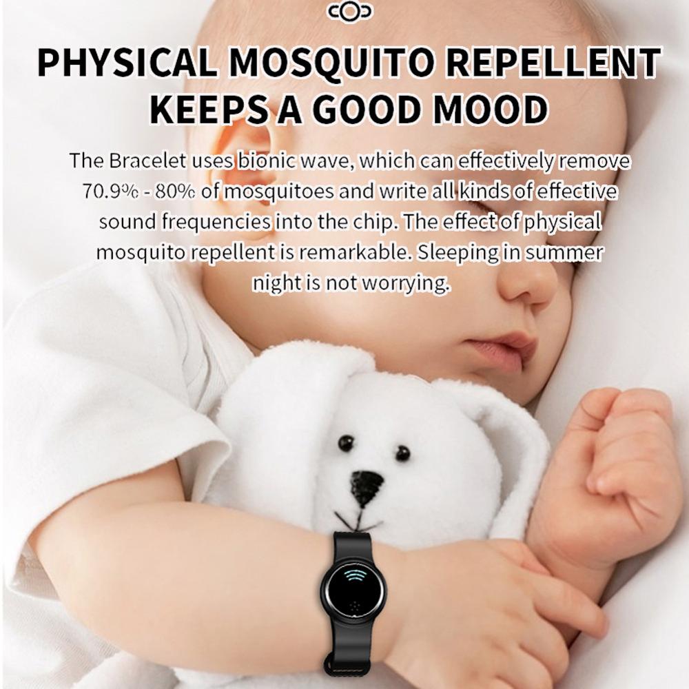 Anti Mosquito Capsule Pest Insect Bugs Repellent Armband Ultrasound Muggenmelk Polsbandje Voor Kinderen Volwassen