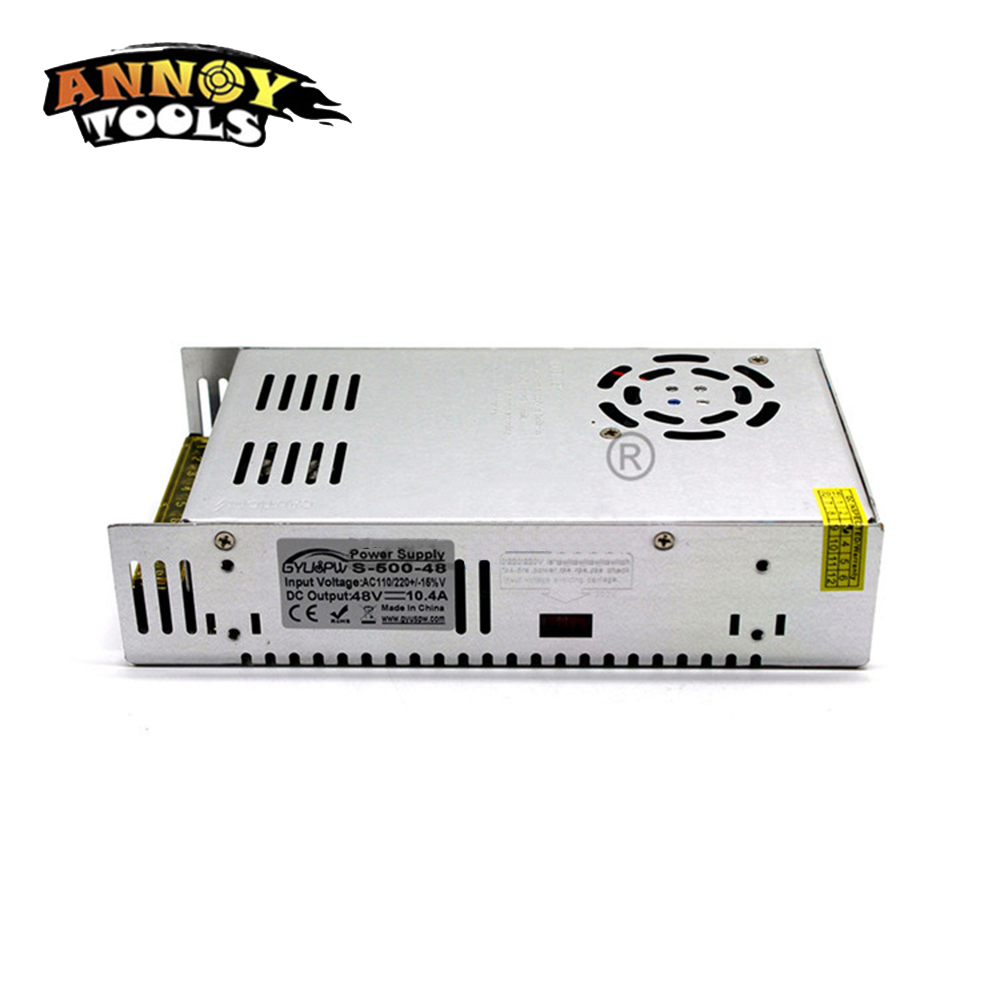 500W 0-48V Switching Power Supply 10.4A 48V 500W Power SourceStepper Motor Driver