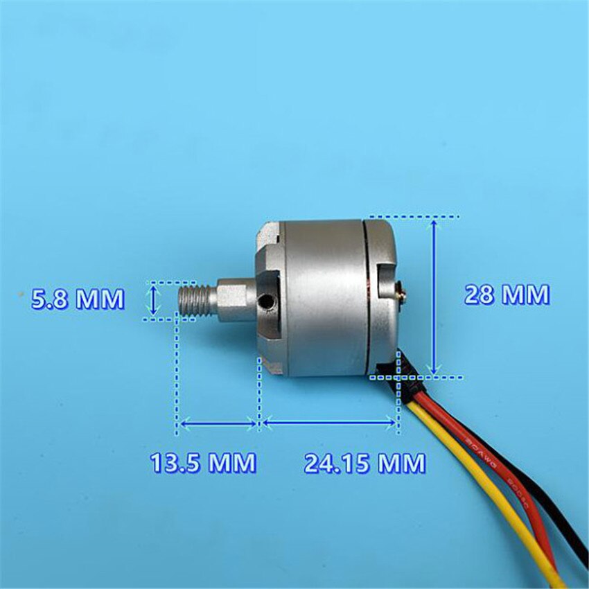 1 Pc 2312 Borstelloze Motor KV850 Dc Motor Meerassige Zelfsluitende Borstelloze Dc Motor Elektrische Accessoires Voor diy Vliegtuigen Model