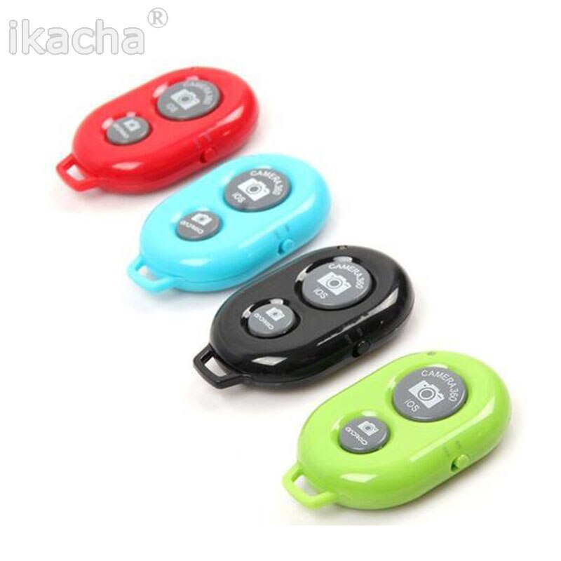 6 Colors Mini Bluetooth-compatible Remote Shutter Wireless Camera Control Self-timer Shutter For Android For IOS Smartphone