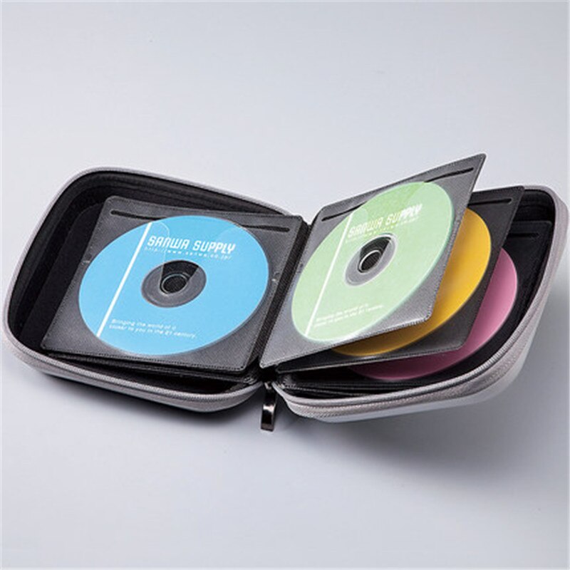 Pudełko na Płyty CD Sanwa Supply - 36 Sztuk - EVA Antyciśnieniowe - Samochodowe