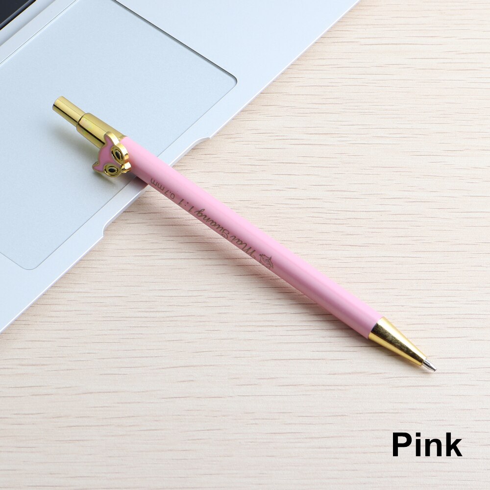 1PCS Metal Pencils Animal Mechanical Pencil Automatic Cute Pencil For Student Or Children