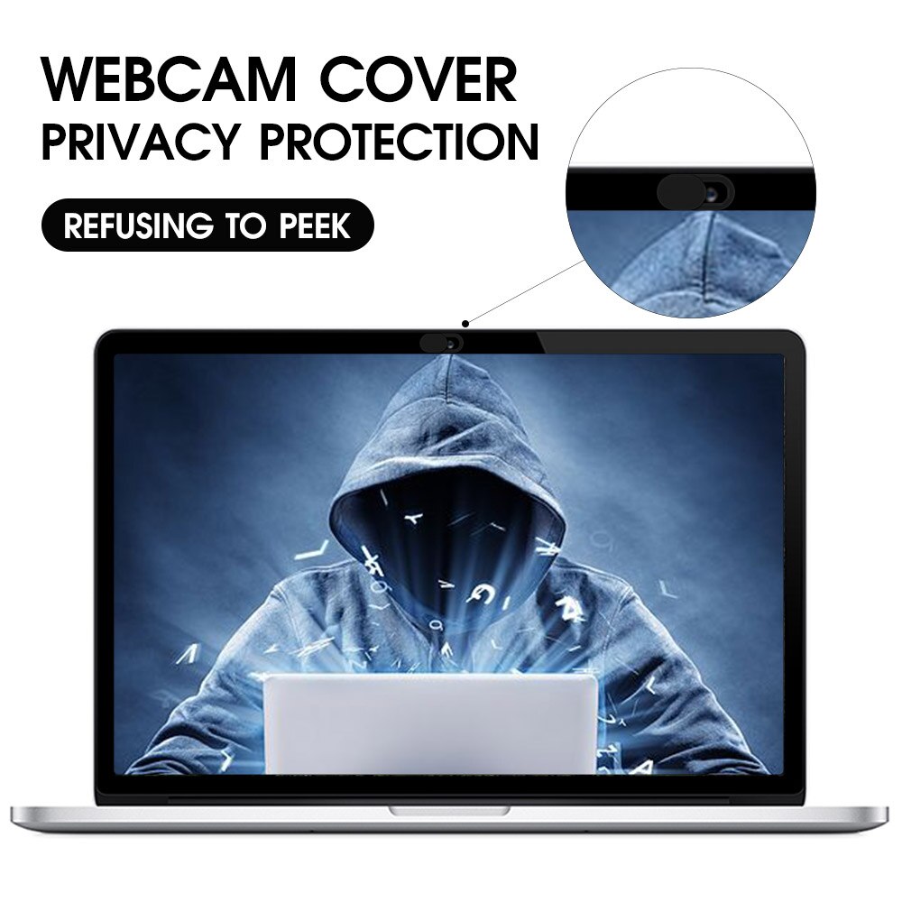 Cache-webcam coulissant en plastique, universel, anti-espion, pour ordinateur portable, ipad, macbook, tablette, autocollant de confidentialité