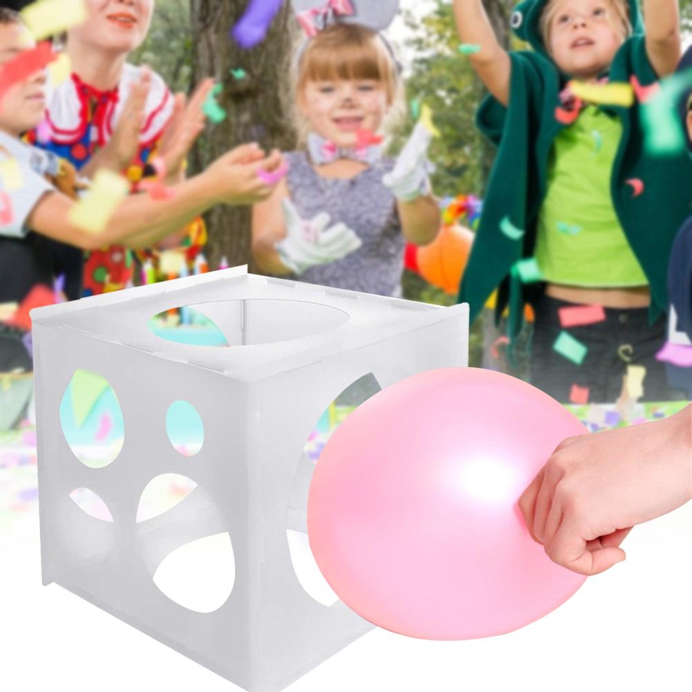 11 Holes Balloon Sizer Box Balloon Arches Columns Make Balloons Size Measurement Tool for Birthday Globos Party Decoration