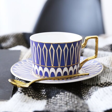 Kerst Thee Cup Set Hoge Europese Koffie Kopje Thee Set Keramische Espresso Cups Herbruikbare Kubek Thee Glazen Servies Thuis LZI015