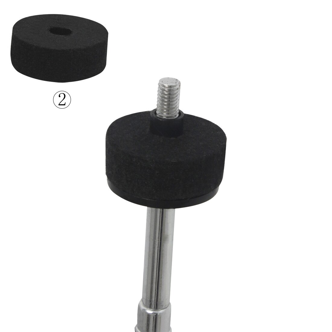 Electronic Drum Cymbals Stand Accessories Pro Music Equipment Electronic Drum Kit Parts Standard Tamburo Teaching Product AH50GJ: Felt 2