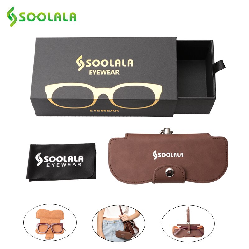 Soolala vlinderbril voor bijziendheid, groot montuur, damesbril met optisch montuur, verpakking van  -0.5 -0.75 -1.0 -1.25 to -4.0