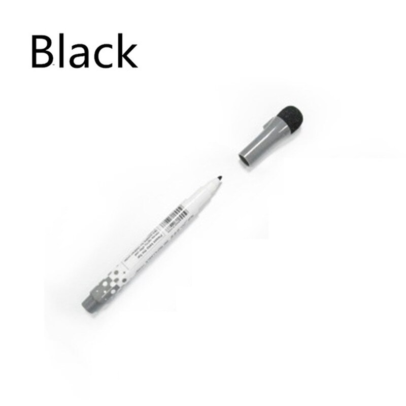 A5 Magnetic Kitchen Whiteboard Fridge Magnets Dry Wipe White Board Marker Writing Record Message Board Remind Memo Pad Kid: black