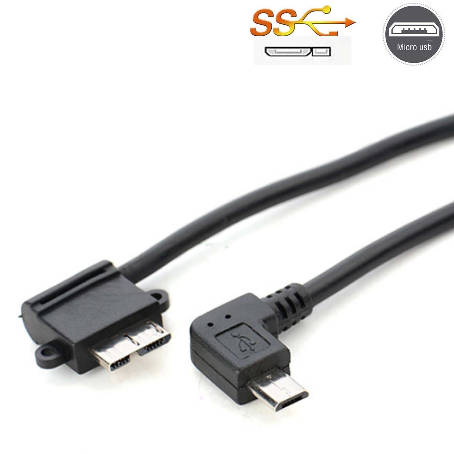 Micro Usb 2.0 Naar Usb 3.0 Micro B Kabel Connector Voor Hard Drive Smartphone Mobiele Telefoon Pc