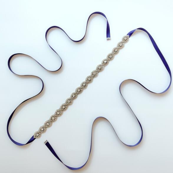 Bridal Belt Luxury Rhinestone Waistband Belt Wedding Dress Accessories wedding belt: 9