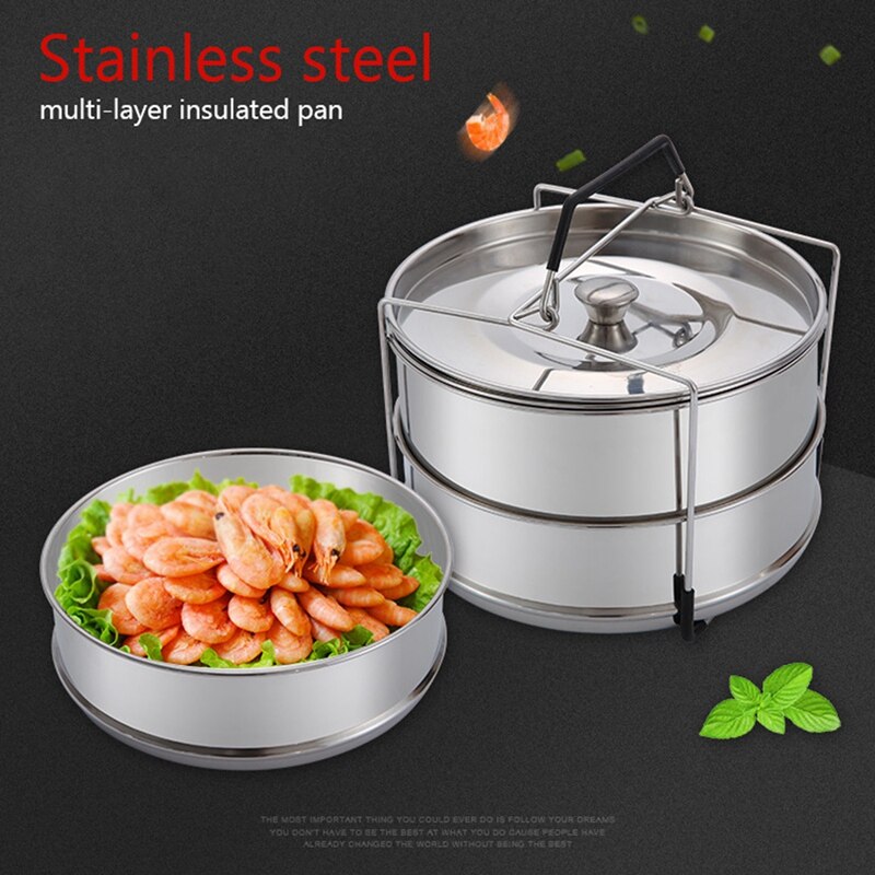 Stackable Stainless Steel Pot-304 Stainless Steel Steam Grid Pressure Cooker Steamer Pressure Cooker Accessories