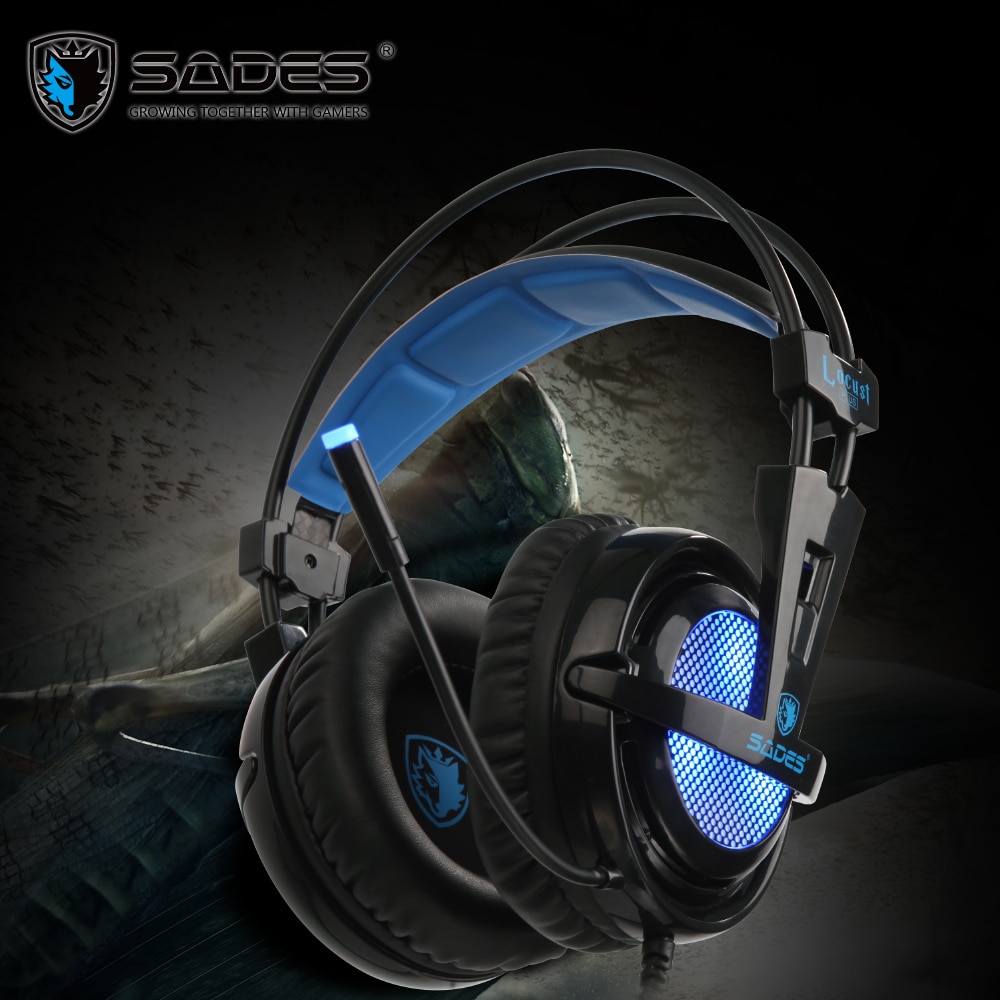 SADES Locust Plus 7.1 Surround Sound Headphones US... – Grandado