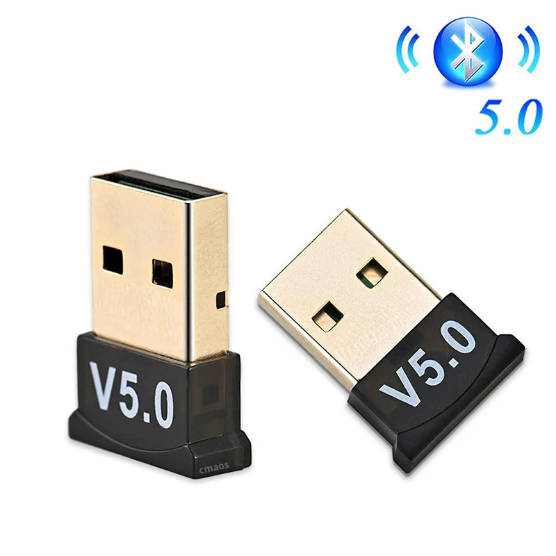 USB Bluetooth Adapter BT 5.0 USB Wireless Receptor Bluetooth Speaker File Receiver Transmitter Dongle Laptop Earphone BLE Sender
