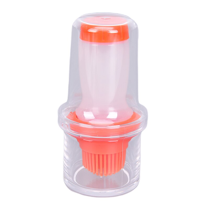 Bærbar tøbørste køkkengadgets silikone varmebestandig olieflaskebørster madlavningstilbehør grillværktøj