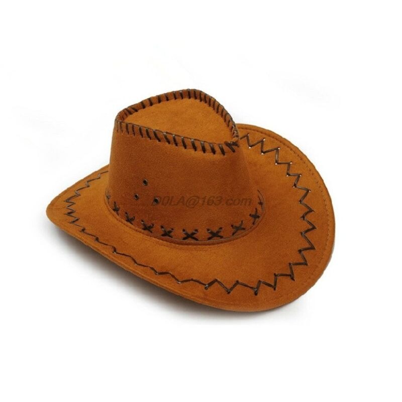 kinder Rot Fühlte Cowboy Hut Erwachsene Cosplay Freien Sonnenhut