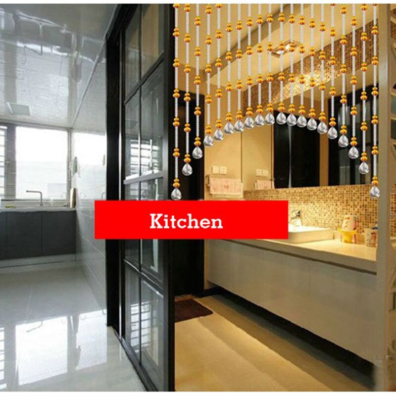 Crystal curtain bead curtain door curtain partition curtain feng shui hyacinth porch living room bedroom curtain bathroom crysta