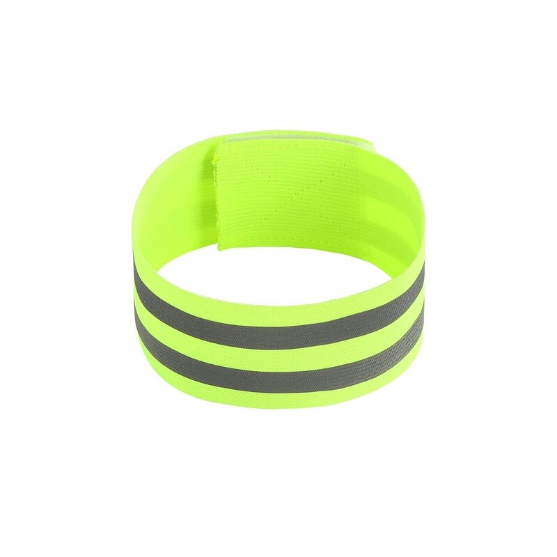 Reflective Armband Elasticated Armband Wristband Ankle Leg Strap Safety Reflector Tape Straps for Night Sports Walking Biking