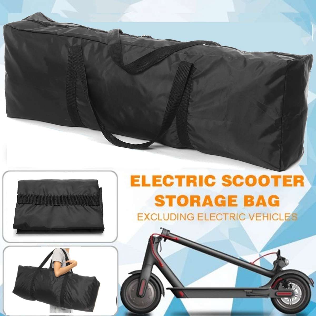 Waterproof Portable Carry Handbag Lightweight Durable Storage Bag For E-TWOW Etwow S2 Electric Scooter