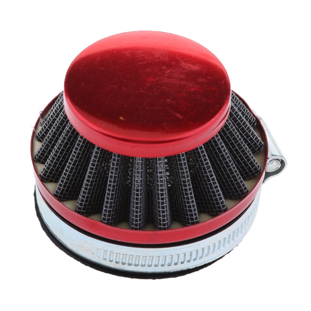 58mm Air Filter Red for Mini Moto Water Liquid Cooled Bike 39cc Minimoto