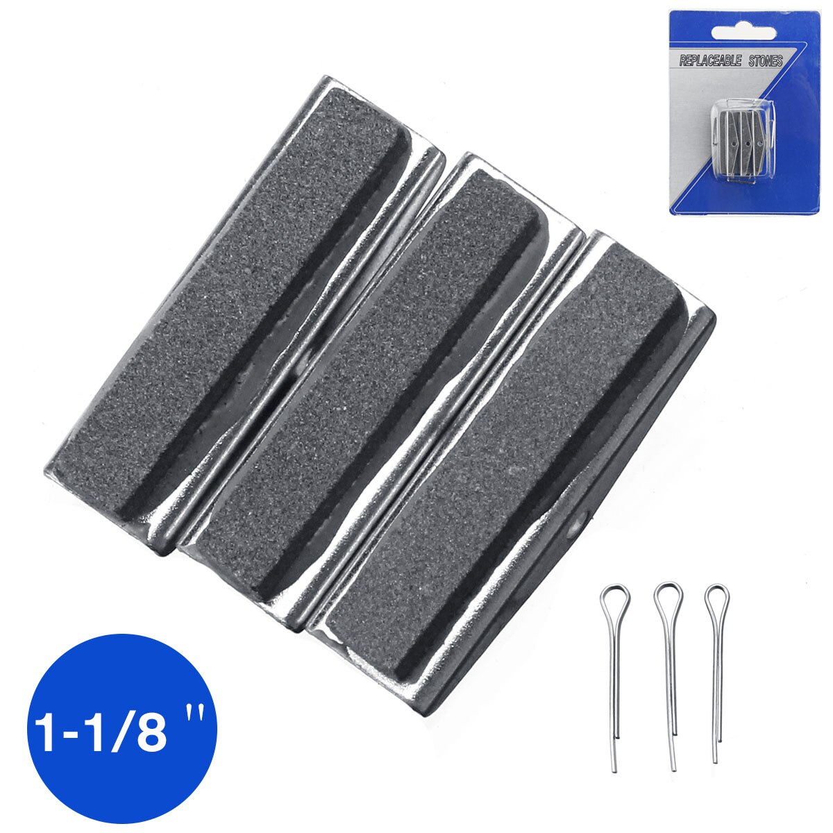 3 pçs/set Afiar Pedras para Afiar Ferramenta de Substituição Do Cilindro Do Motor De Pistão Do Freio Substituível Pedra 1.125/2/3/4 polegada 4 Tamanho: 1.125inch