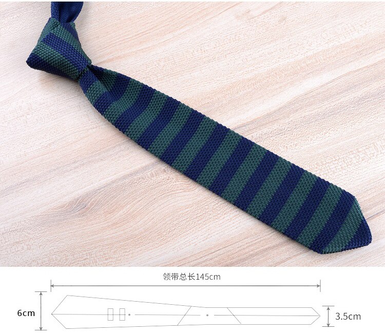 GUSLESON 6cm Slim Knit Tie for Men Business Leisure Skinny Necktie Burgandy Colorful Striped Dots Weave Ties