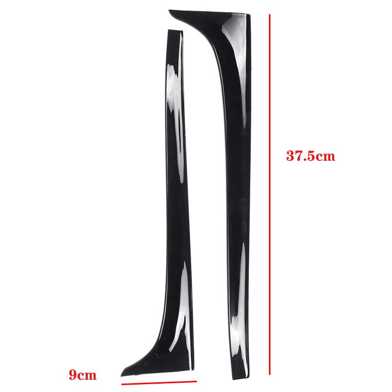 Carbon Fiber Rear Window Side Spoiler Wing Car-styling Auto Rear Window Mirror Tail Accessories For GOLF 7 MK7 GTD R